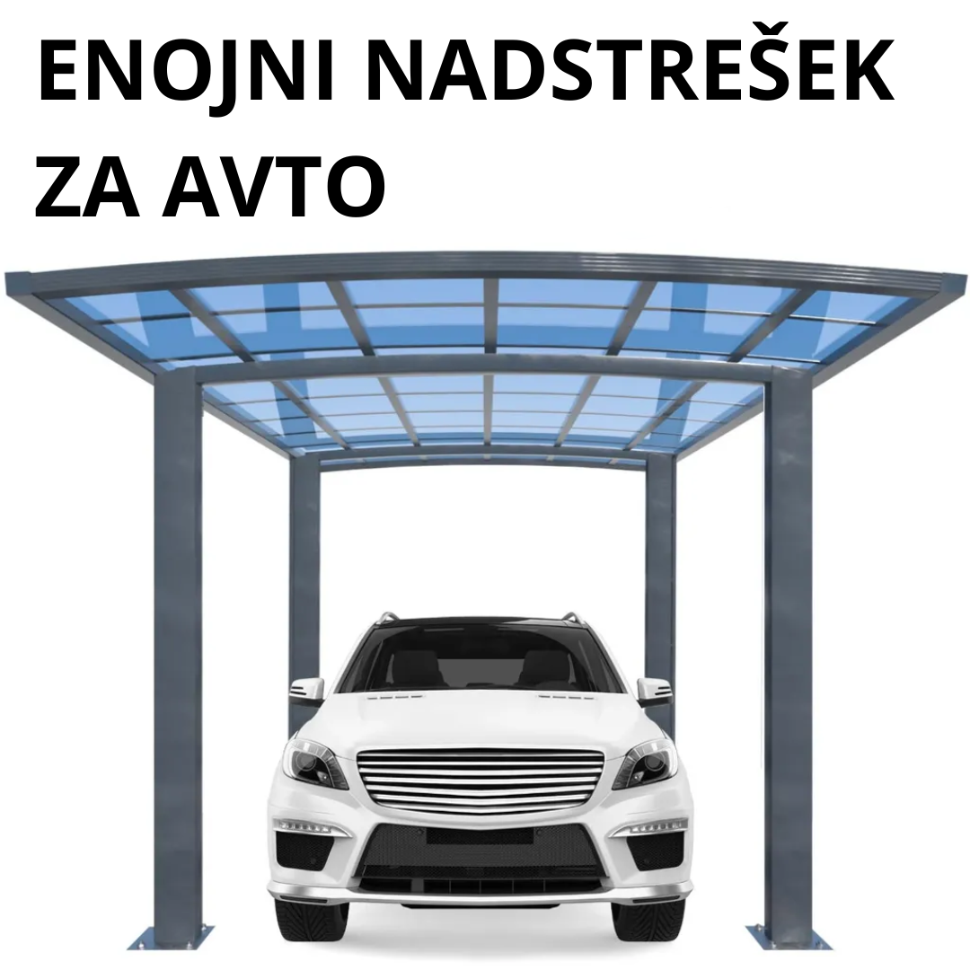 ENOJNI NADSTREŠEK ZA AVTO Neapelj - 3.0m x 5.5m x 3.4m