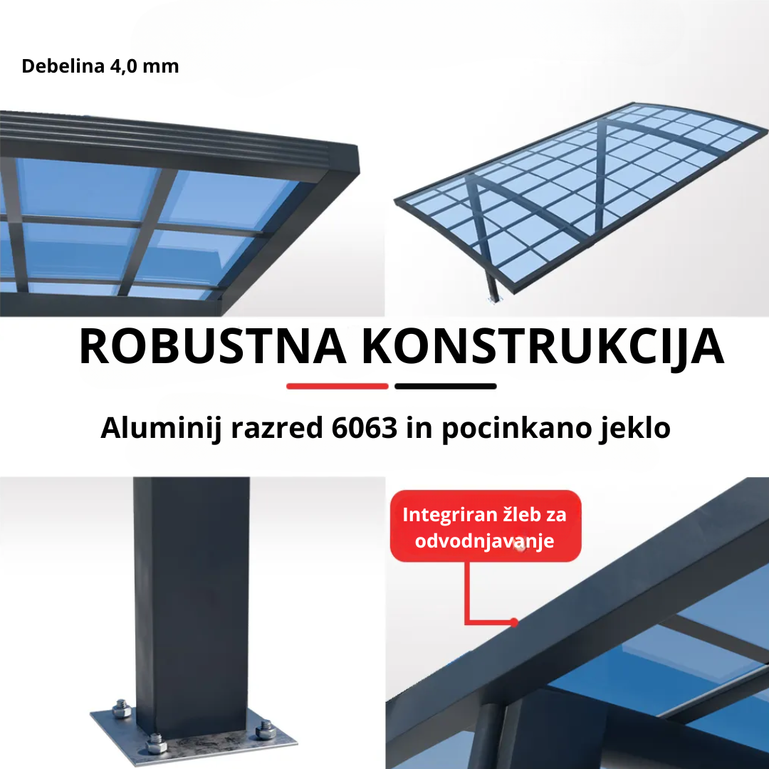 NADSTREŠEK ZA AVTO Roma