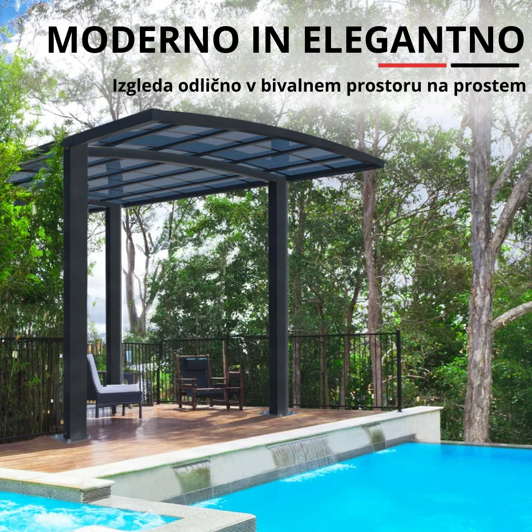 ENOJNI NADSTREŠEK ZA AVTO Neapelj - 3.0m x 5.5m x 3.4m